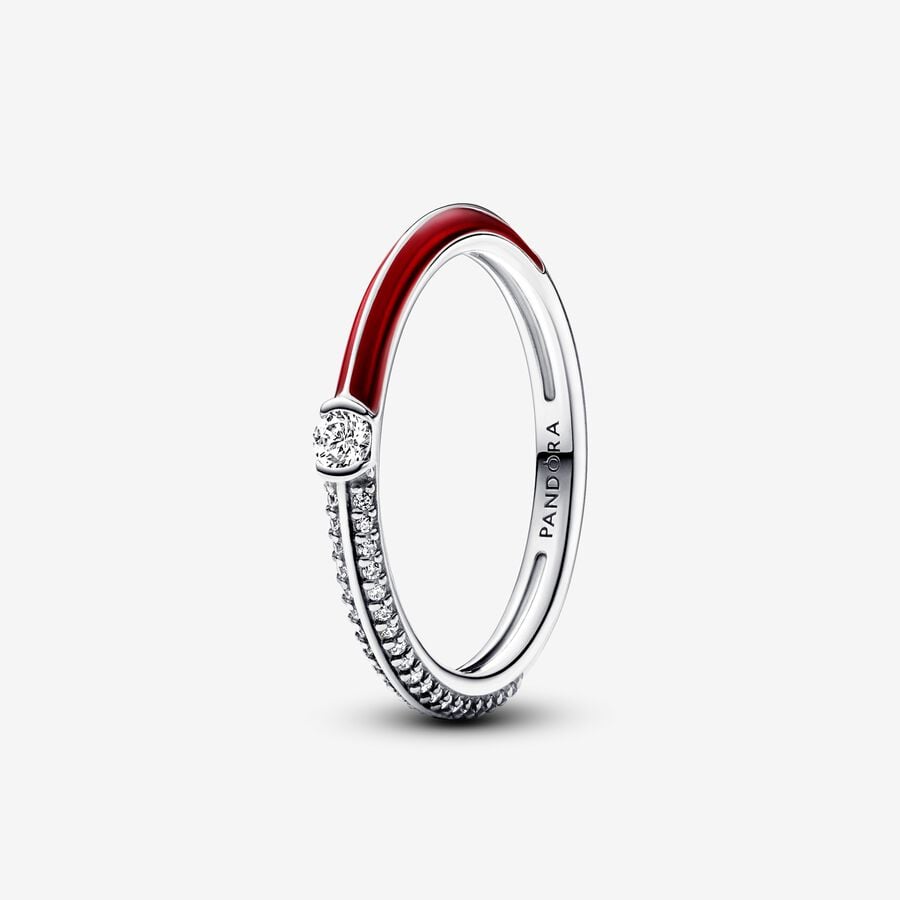 Pandora Pandora ME Pavé & Red Dual Ring