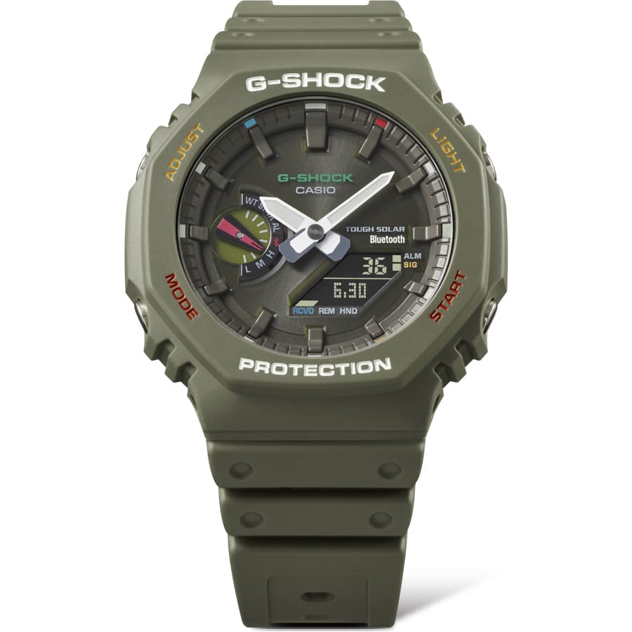 G-Shock Duo Multi Color Green GAB2100FC-3A
