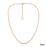 Ellani Stainless Steel Herringbone Chain 40+5cm