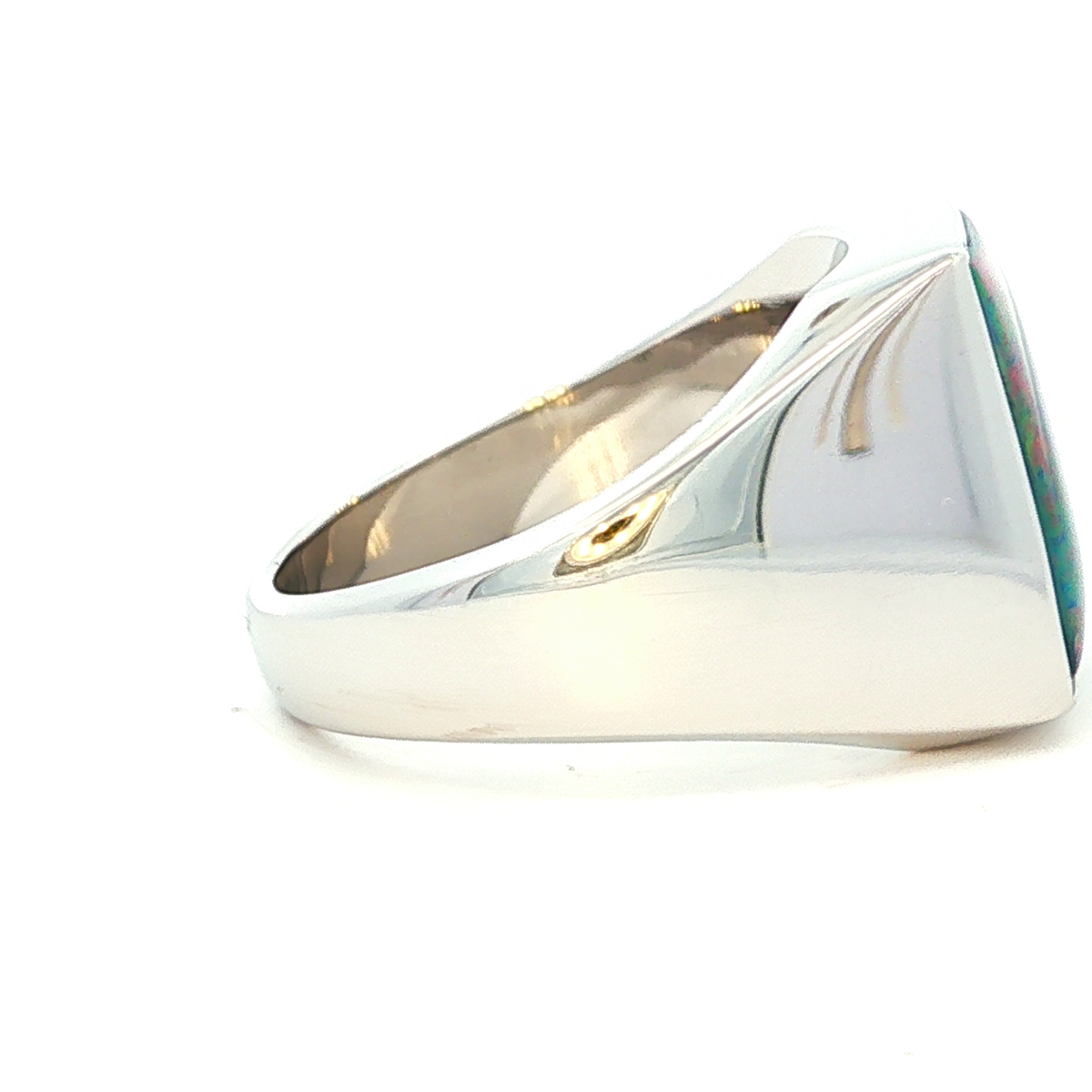 Triplex Opal Gents Dress Ring