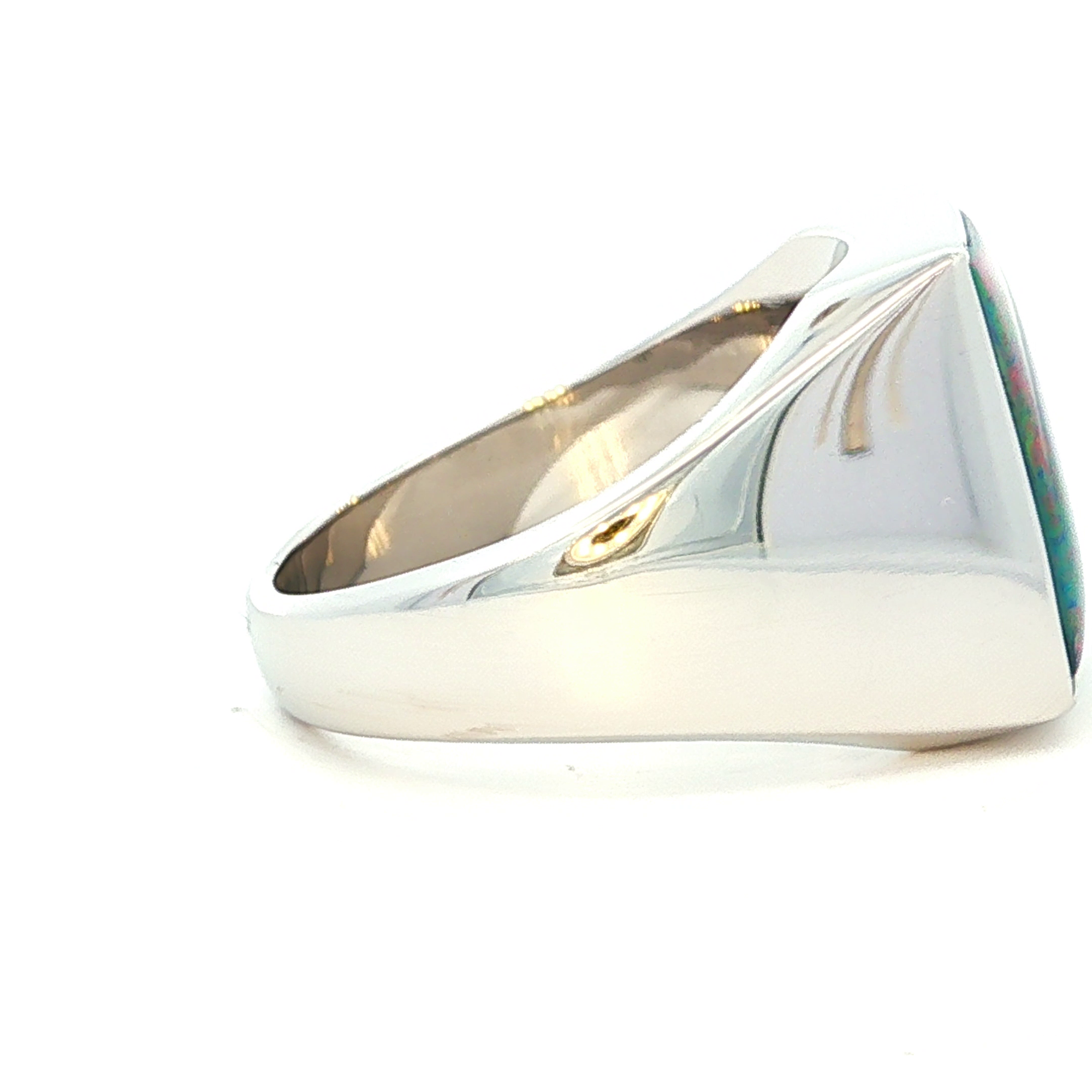 Triplex Opal Gents Dress Ring