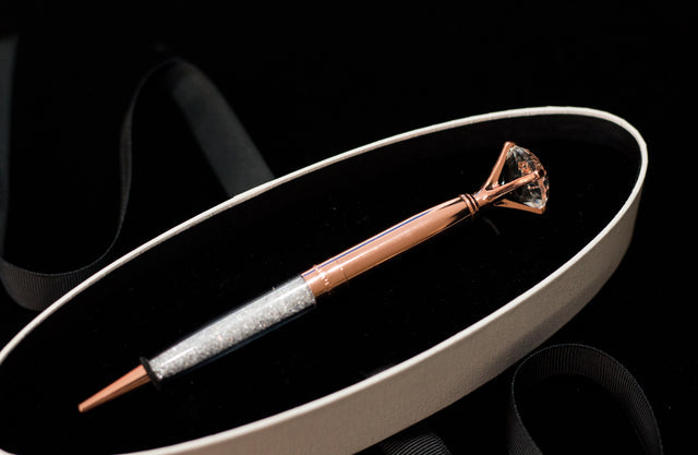 GEORGINI DIAMOND PEN ROSE GOLD