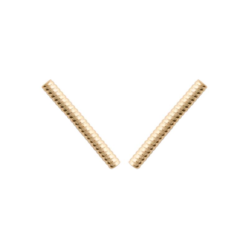 Textured Bar Stud Earrings