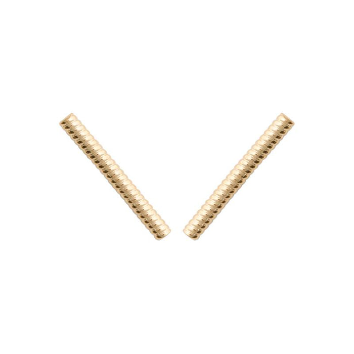 Textured Bar Stud Earrings