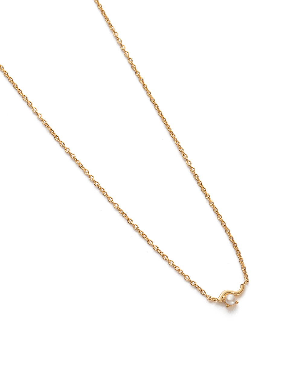 Kirstin Ash Ripple Necklace 18K Gold Plated