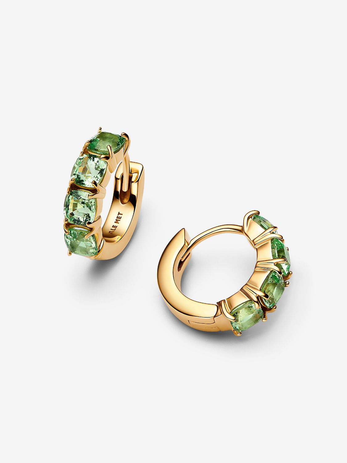 Pandora Green Hoop Earrings