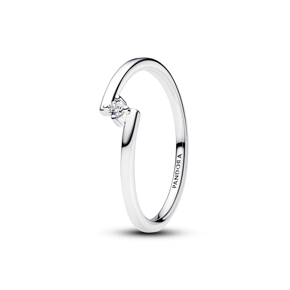 Pandora Split Solitaire Ring