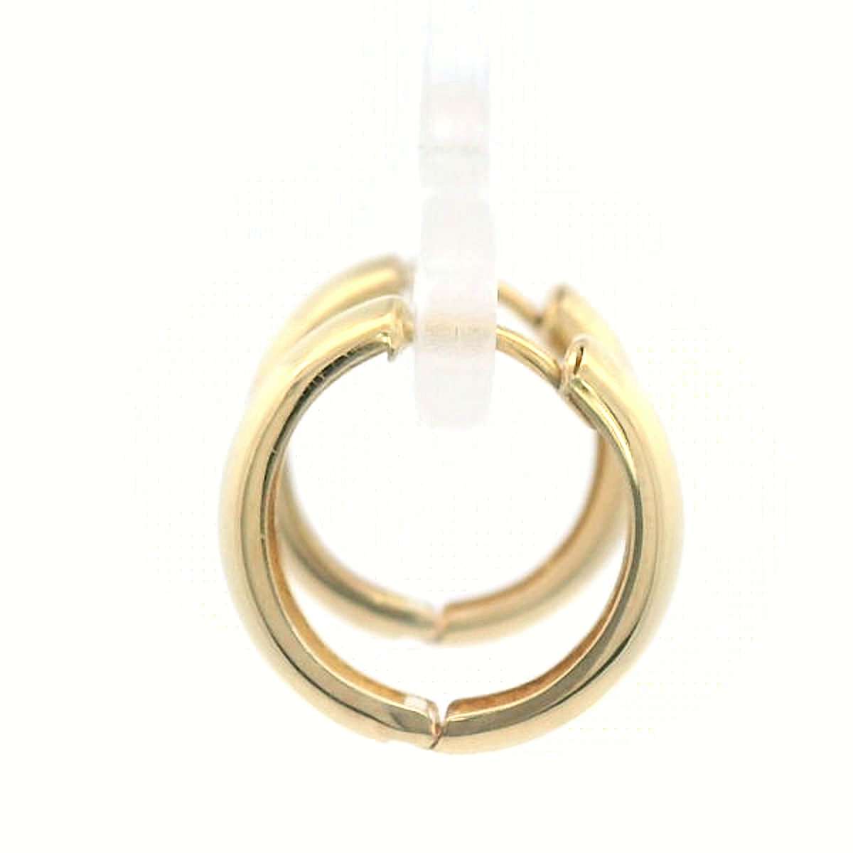 Silver Filled Huggie Earring in Yellow Gold