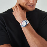 Sekonda Balearic White Dial Silver Steel Mens Watch