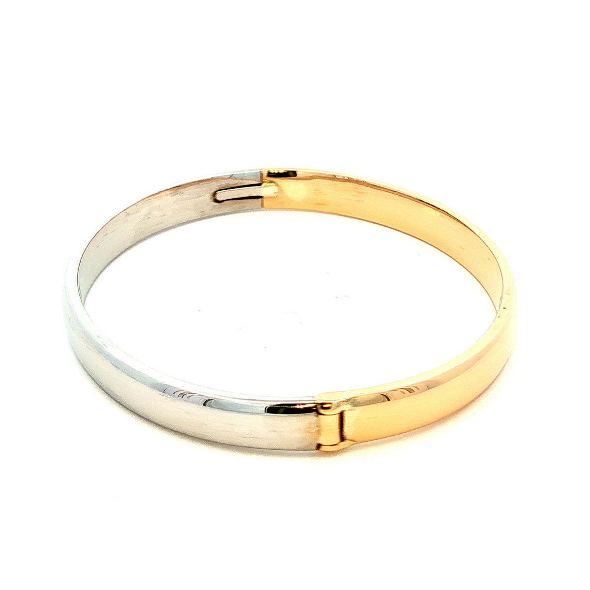 Hinged Oval Tube Oval Shape Bangle