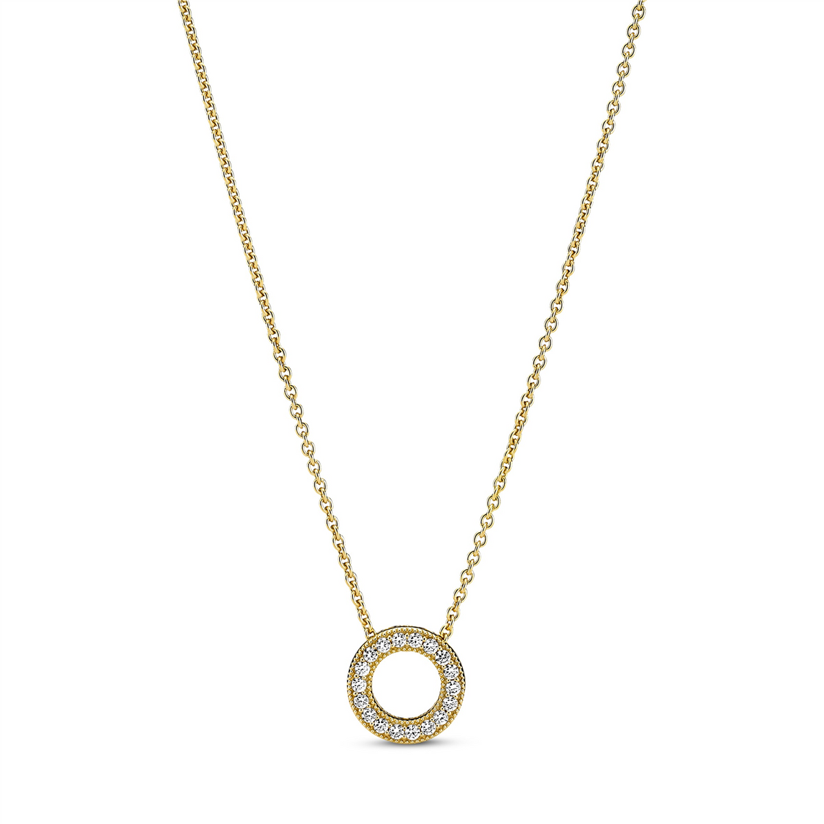 Pandora Shine Reversible Logo Collier w Clear CZ