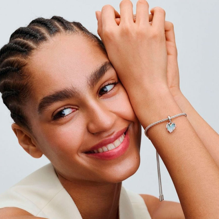 Friendship Opalescent Double Dangle Charm