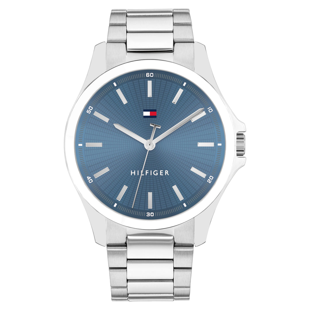 Tommy Hilfiger Stainless Steel Blue Dial Men's Watch