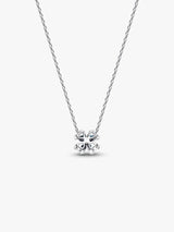 Pandora Sparkling Lucky Clover Pendant Necklace
