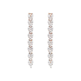 Bronzallure Alitissima Cubic Zirconia Long Pendant Earrings