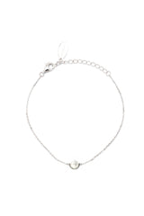 Georgini Adagio Crescent Nine-2-Five Pearl Racelet Silver 15Cm +4Cm