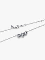 Pandora Halo Heart Trilogy Collier Necklace