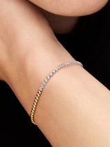 Sterling Silver and 14K Gold-Plated Bracelet