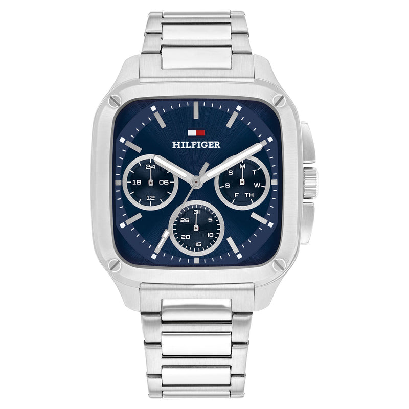 Tommy Hilfiger Stainless Steel Blue Dial Multi-function Men's Watch
