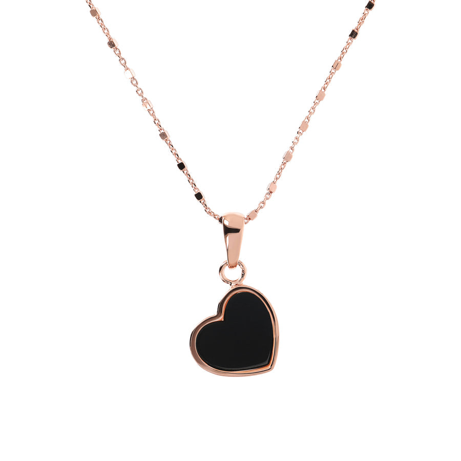 Bronzallure Alba Mini Heart Pendant Necklace