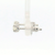 9 CT WHITE GOLD DIA STUDS 2 = .30