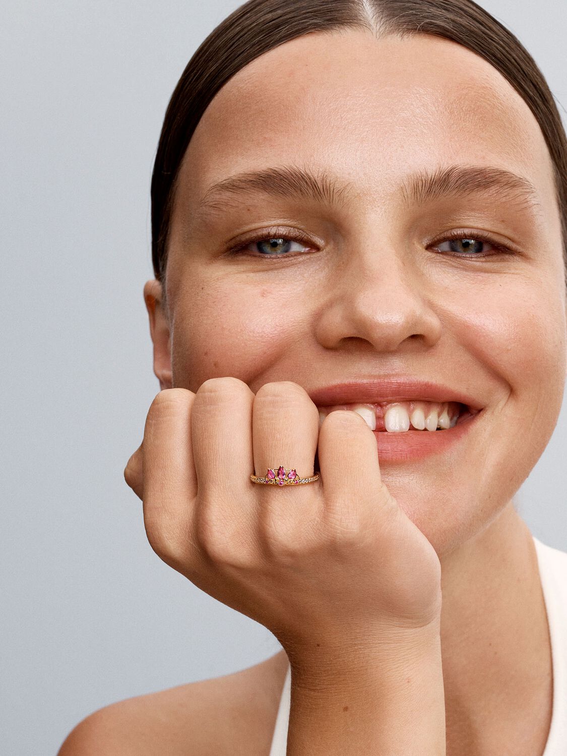 Pandora Disney Princess Rapunzel Tiara Ring