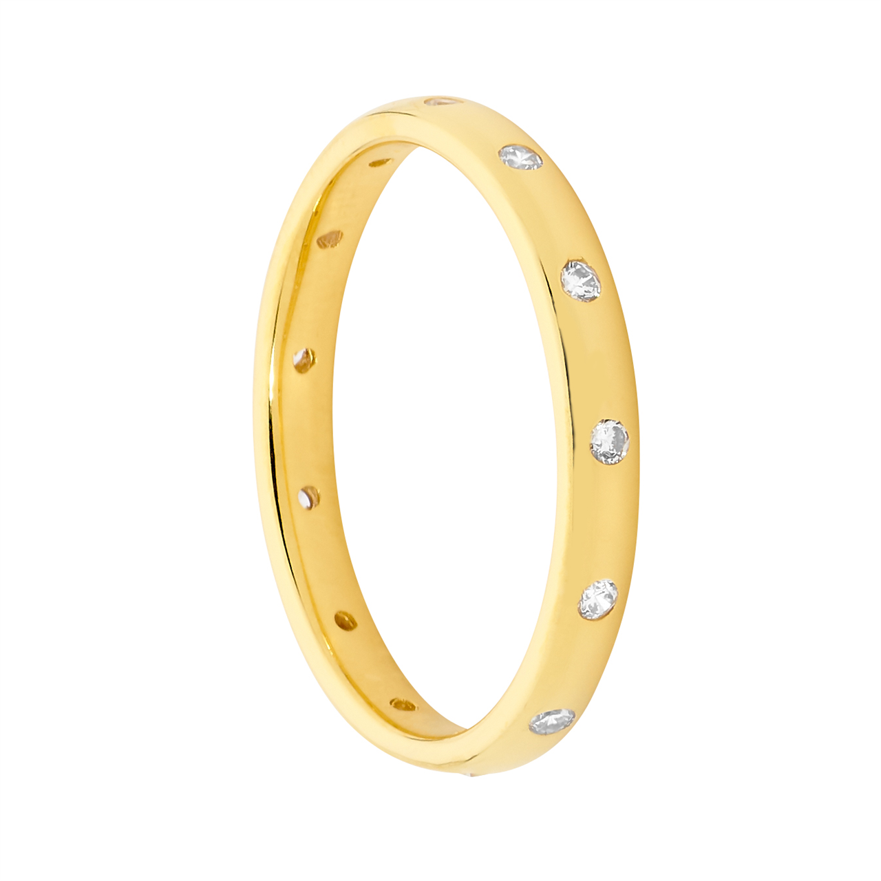 Ellani Hammer Set Eternity Ring