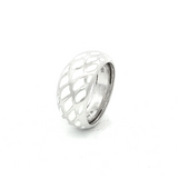 Engelsrufer Silver White Enamel Wing Ring