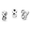 PANDORA Reflexions infinity silver clip charm with clear cubic zirconia