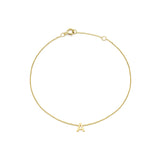 9ct Yellow Gold Mini Initial Bracelet