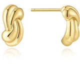 Ania Haie Swan Rope Twist Stud Earrings