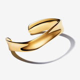 14k Gold-plated open bangle