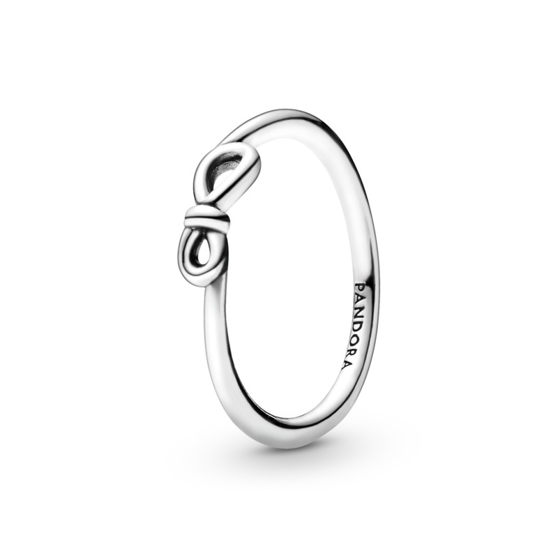Pandora Infinity Knot Silver Ring