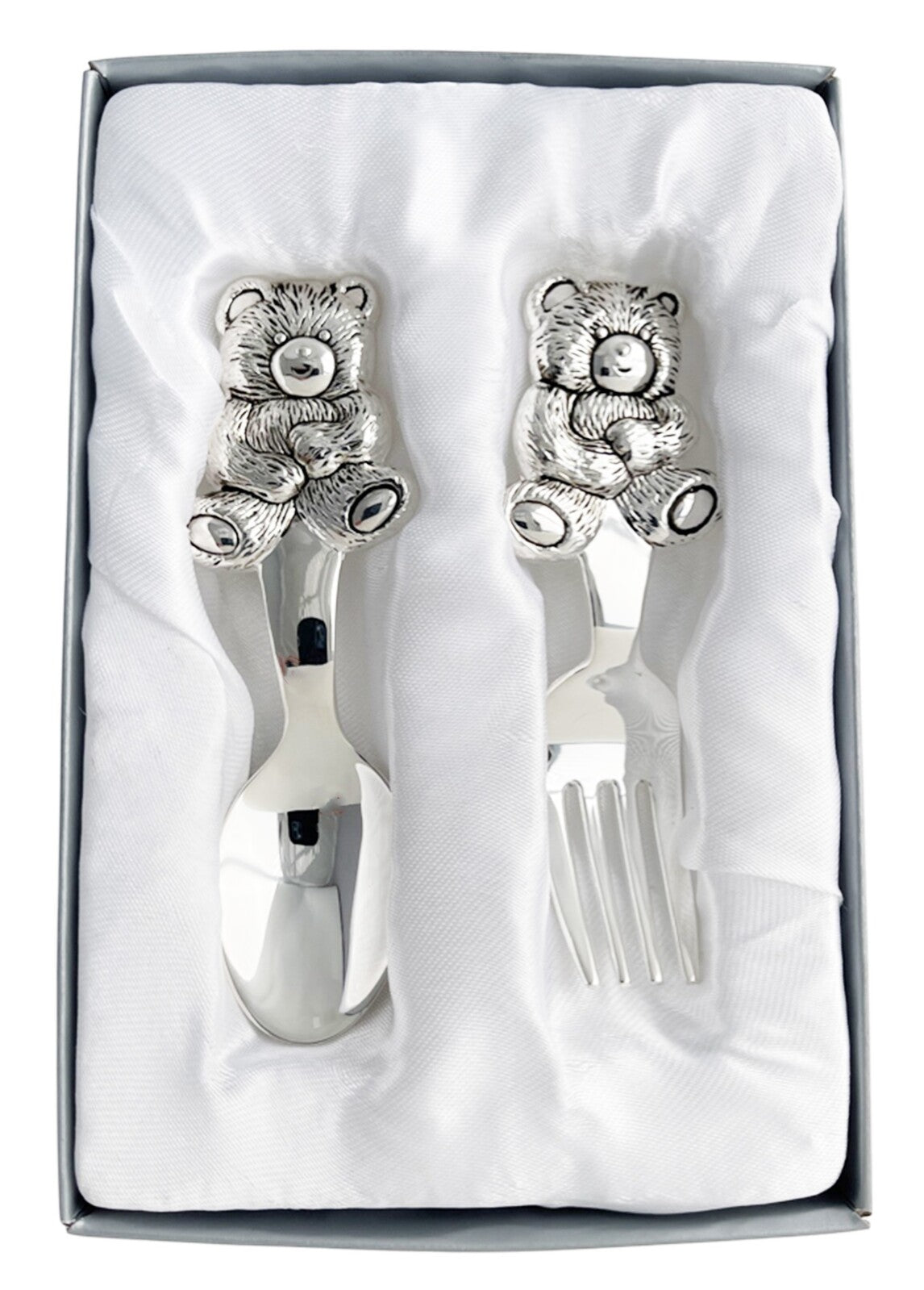 Russell Collection Giftware - Cuddly Bear Spoon & Fork Cutlery Set