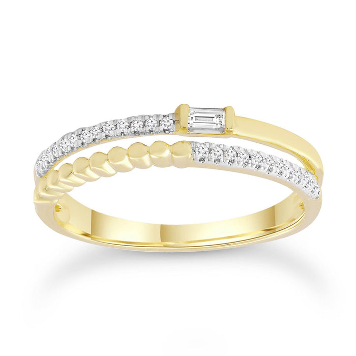 Diamond Ring in 9k Yellow Gold