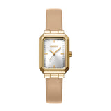 DKNY Everyday Women's Silver Dial Leather Strap Watch