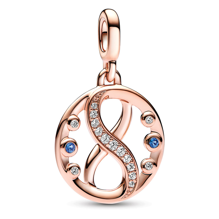 Pandora Infinity 14k Rose Gold-Plated Medallion