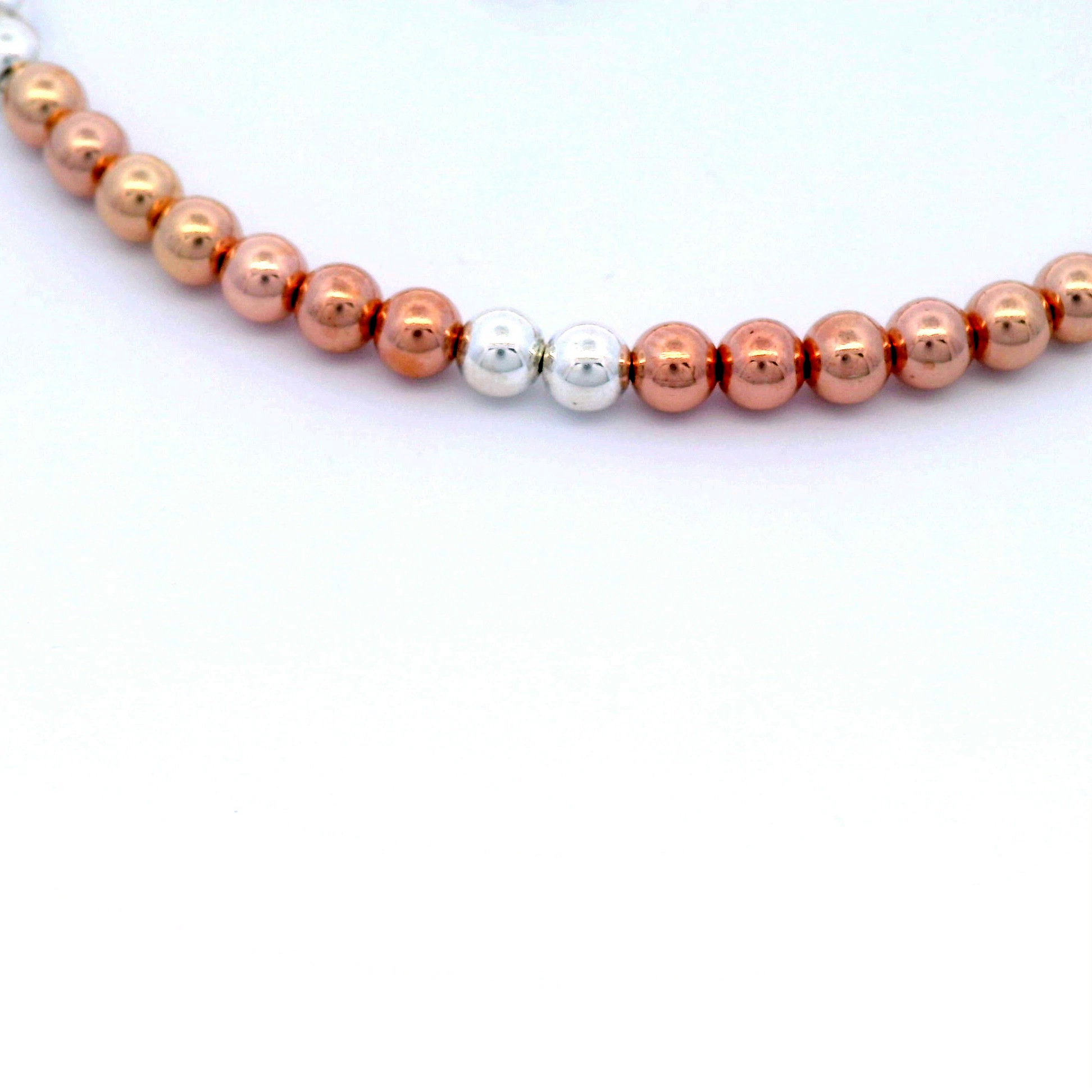 Von Treskow Stretchy Two Tone Threepence Bracelet