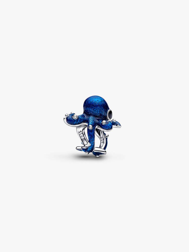 Pandora Blue Octopus Charm