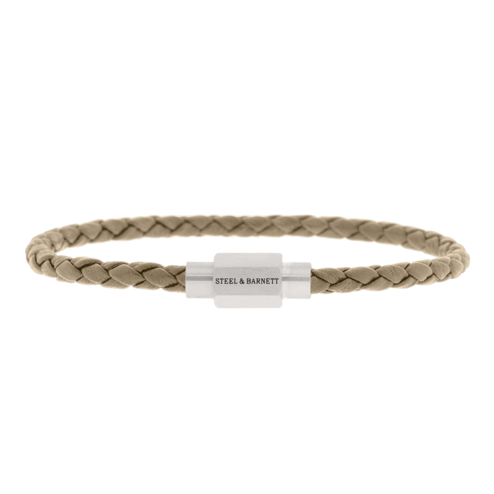Steel & Barnett Leather Bracelet Luke Landon