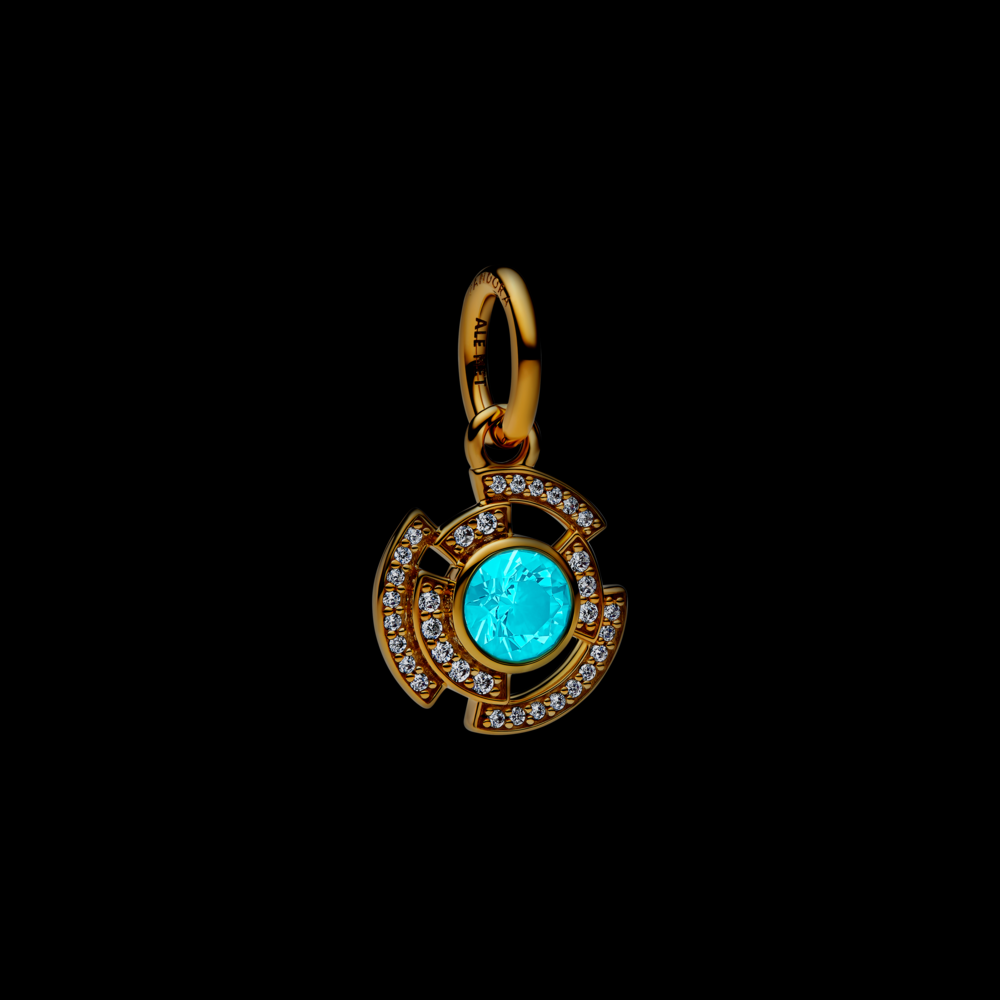 Pandora Marvel Iron Man Arc Reactor Dangle Charm