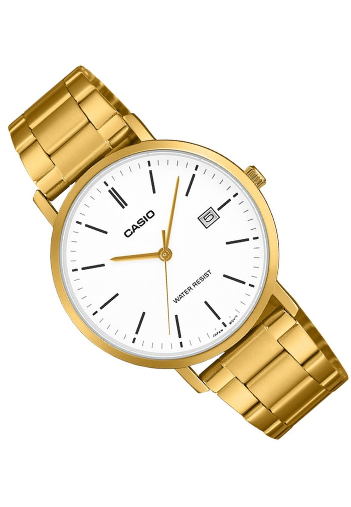 Casio Analog Stainless Steel Strap Watch MTPVT05G-7E
