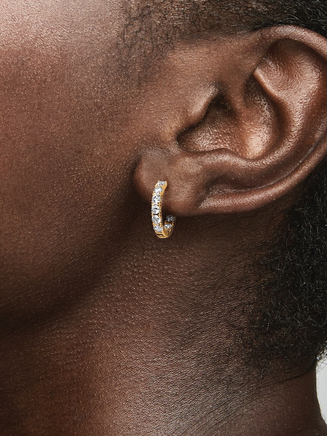 Pandora Sparkling Row Eternity Hoop Earrings