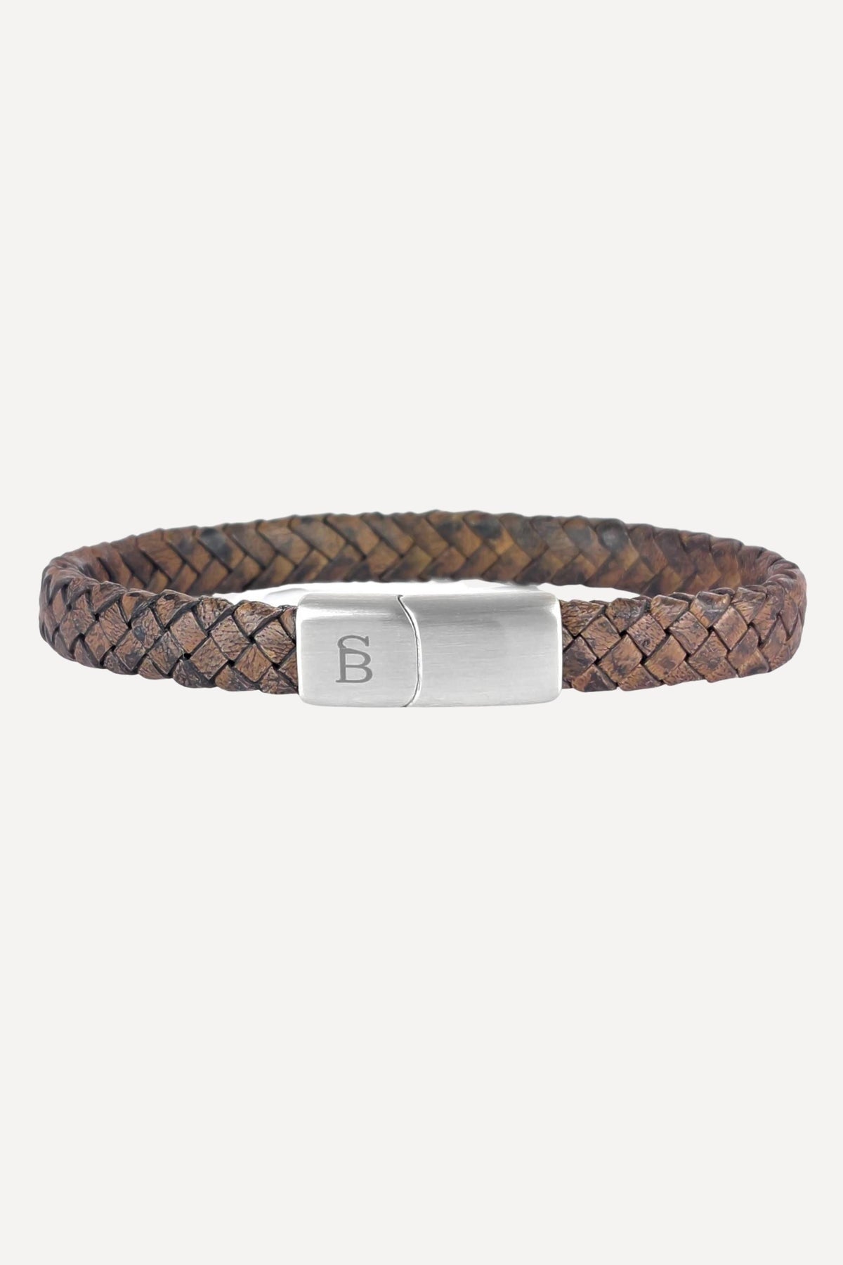 Steel & Barnett Leren Armband LBR/004 - Vintage Brown