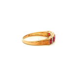Ruby and Diamond Ring in Yellow Gold
