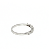 9ct White Gold Diamond Set Wedding Band