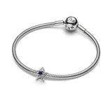 Pandora Openwork Star Charm - Platinum Plated