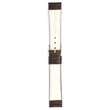 Hirsch Duke Long Brown Leather Watch Strap