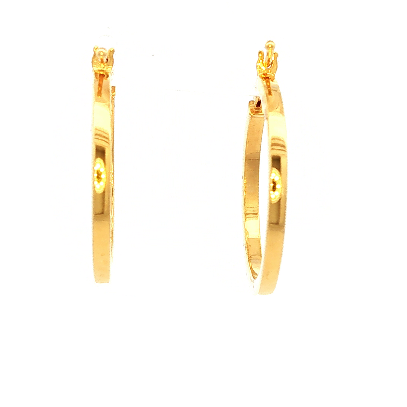 9ct Yellow Gold Hoop Earrings