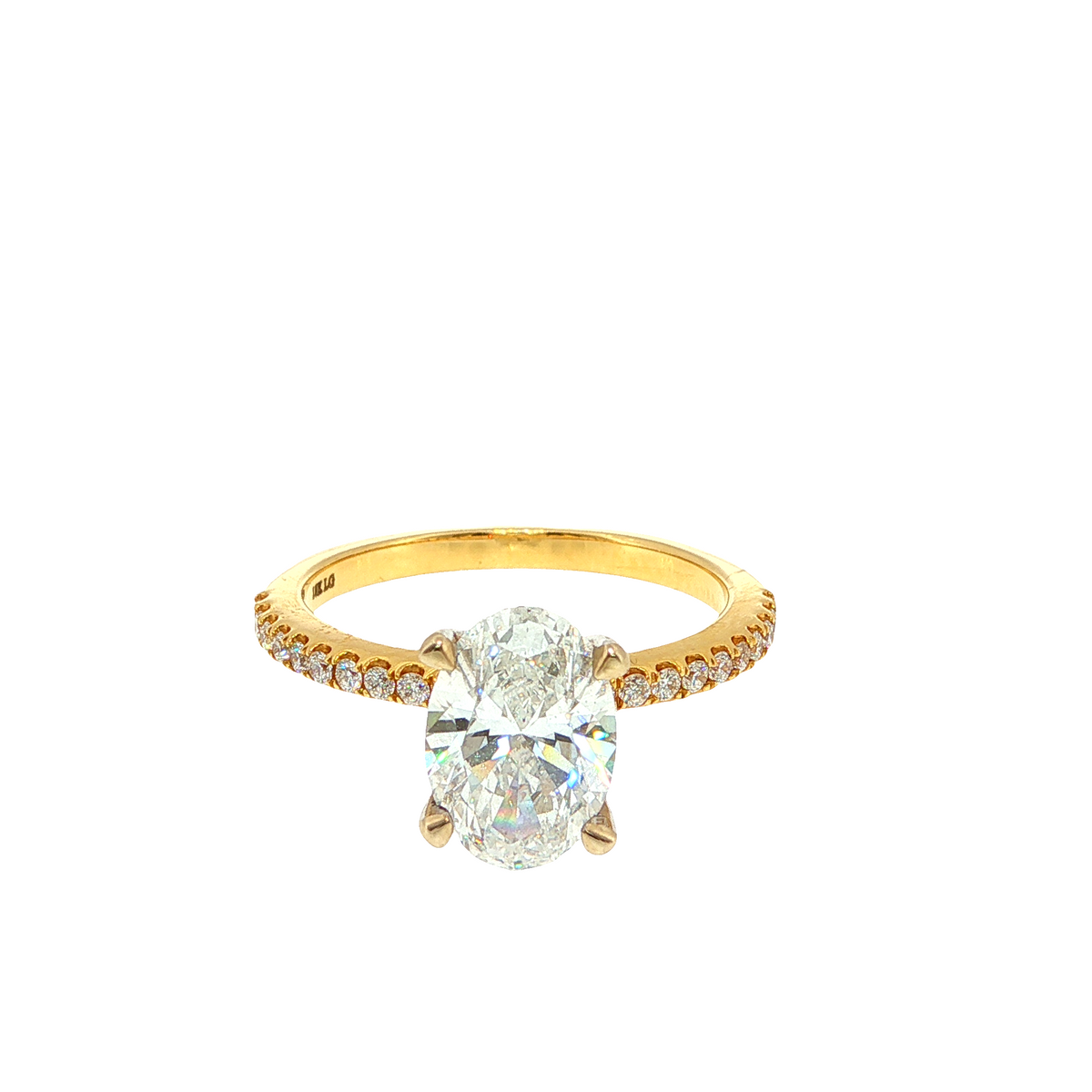 18 Carat Yellow Gold Diamond Ring